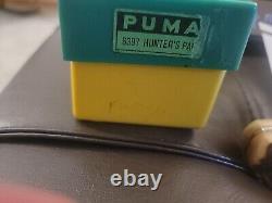 VINTAGE PUMA 6397 Hunters Pal Knife Stag withpaper Box See Pics Free Shipping