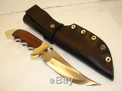 Vintage Rigid Knife, # R-19 Razorback Hunting Knife, Super Rosewood, Nice & Mib