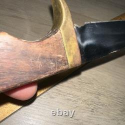 VINTAGE SMITH & WESSON Knife 11 inch Used Hunting Knife 6040