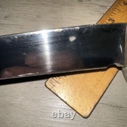 VINTAGE SMITH & WESSON Knife 11 inch Used Hunting Knife 6040