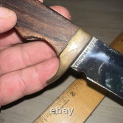 VINTAGE SMITH & WESSON Knife 11 inch Used Hunting Knife 6040