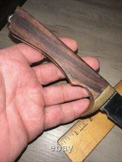 VINTAGE SMITH & WESSON Knife 11 inch Used Hunting Knife 6040