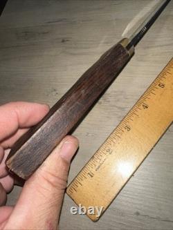 VINTAGE SMITH & WESSON Knife 11 inch Used Hunting Knife 6040