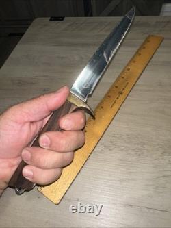 VINTAGE SMITH & WESSON Knife 11 inch Used Hunting Knife 6040
