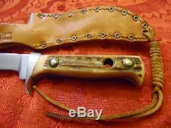 Vintage Stag Puma Skinning Hunting Knife # 6394 Puma Hunters Companion