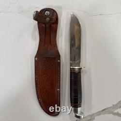 VINTAGE Western L46-5 knife and sheath