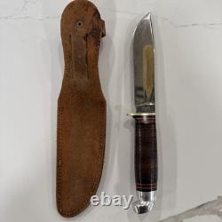 VINTAGE Western L46-5 knife and sheath