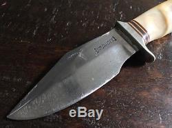 VIntage Randall Model 23 4.5 Blade Gamemaster Stag Handle Hunting Knife