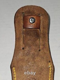 VTG WESTERN BOULDER COLORADO FIXED BLADE KNIFE G46-6 Pat. No. 1967479 withSHEATH USA