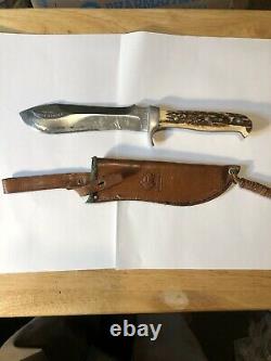Very Hard To Find Puma White Hunter Knife 1956 First Year Made In Germany