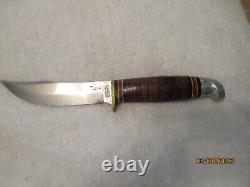 Very Nice Boy Scout Fixed Blade Hunting Knife Western Bolder CO. USA
