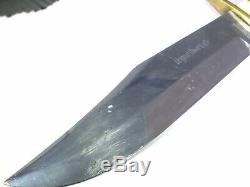 Vintage 13.5 Solingen German York Cutlery Stag Hunting Skinning Bowie Knife