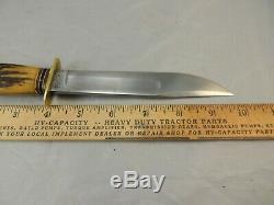 Vintage 1940s 50s MARBLES GLADSTONE Stag HUNTING KNIFE