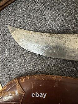 Vintage 1950s F. A BOWER Imperial Buffalo Skinner No. 48 Bowie Knife! RARE