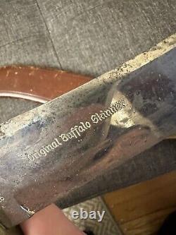 Vintage 1950s F. A BOWER Imperial Buffalo Skinner No. 48 Bowie Knife! RARE