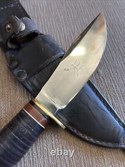 Vintage 1960's, Marbles Maverick Skinner, Hex Pommel, Sheath