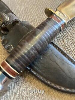 Vintage 1960's, Marbles Maverick Skinner, Hex Pommel, Sheath