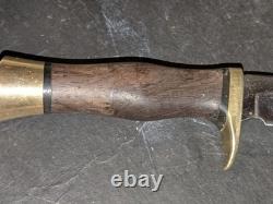 Vintage 1960s Browning Model 4018 Hunting Skinning Knife With Sheath