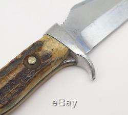 Vintage 1967 Puma Skinner 6393 Stag Handle Pumaster Steel Germany Hunting Knife