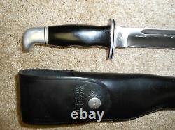 Vintage 1968-1972 Buck Knife &Sheath, Model 120, Excellent