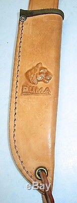 Vintage 1968 Puma #6398 HUNTER'S FRIEND Stag Handle Hunting Knife withSheath & Box