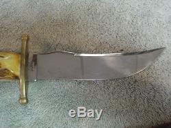Vintage 1970's CASE XX KODIAK HUNTER Hunting Knife & Scabbard STAG HANDLE