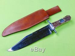 Vintage 1970's Limited WOSTENHOLM I-XL Large Bowie Hunting Knife & Sheath