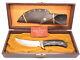 Vintage 1970s Buck 401 Kalinga Fixed Blade Hunting Knife in Box