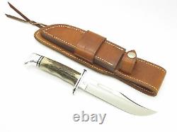 Vintage 1972-1986 Buck 119 Special Stag Fixed Blade Hunting Knife