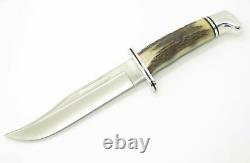 Vintage 1972-1986 Buck 119 Special Stag Fixed Blade Hunting Knife