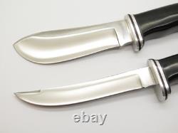 Vintage 1973-80 Buck 115 Twin Sportsman Set 103 118 Fixed Blade Hunting Knife