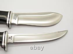 Vintage 1973-80 Buck 115 Twin Sportsman Set 103 118 Fixed Blade Hunting Knife