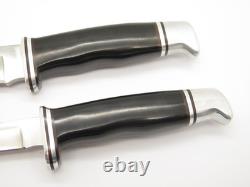 Vintage 1973-80 Buck 115 Twin Sportsman Set 103 118 Fixed Blade Hunting Knife