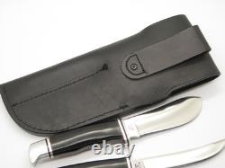 Vintage 1973-80 Buck 115 Twin Sportsman Set 103 118 Fixed Blade Hunting Knife