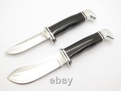 Vintage 1973-80 Buck 117 Trophy Set 103 116 Fixed Blade Hunting Sportsman Knife