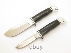 Vintage 1973-80 Buck 117 Trophy Set Fixed Blade 103 116 Hunting Sportsman Knife