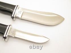 Vintage 1973-80 Buck 117 Trophy Set Fixed Blade 103 116 Hunting Sportsman Knife