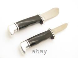 Vintage 1973-80 Buck 117 Trophy Set Fixed Blade 103 116 Hunting Sportsman Knife