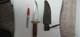 Vintage 1974 Smith & Wesson S&W Model 6010 Bowie Knife & Leather Sheath MARKED