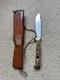 Vintage 1975 Puma Hunter's Friend 6398 Stag Knife Solingen Germany with Sheath