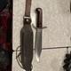 Vintage 1977 Western W49 A Fixed Blade Bowie Knife WithSheath