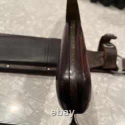 Vintage 1977 Western W49 A Fixed Blade Bowie Knife WithSheath