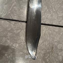 Vintage 1977 Western W49 A Fixed Blade Bowie Knife WithSheath