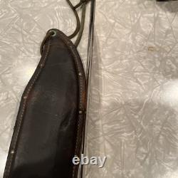 Vintage 1977 Western W49 A Fixed Blade Bowie Knife WithSheath