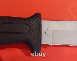 Vintage 1980's Buck Knife Model 619 Woodsmate Tactical Fixed Blade Hunter