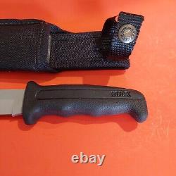 Vintage 1980's Buck Knife Model 619 Woodsmate Tactical Fixed Blade Hunter