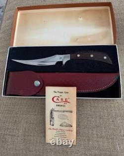 Vintage 1980's Case XX Desert Prince Knife With Leather Sheath And Orginal Box
