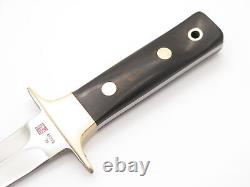 Vintage 1980s Al Mar Fang I Hattori Seki Japan Micarta Dagger Fixed Blade Knife