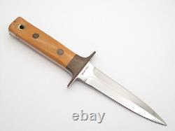 Vintage 1980s Al Mar Fang I Hattori Seki Japan White Dagger Fixed Blade Knife
