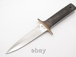 Vintage 1980s Al Mar Fang I Micarta Hattori Seki Japan Dagger Fixed Blade Knife